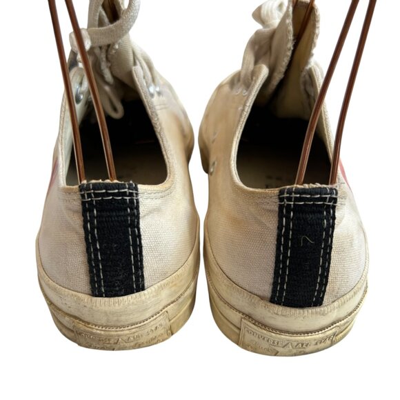 Comme des Garçons Play Converse Low Chuck Taylor Sneakers - Picture 4 of 14